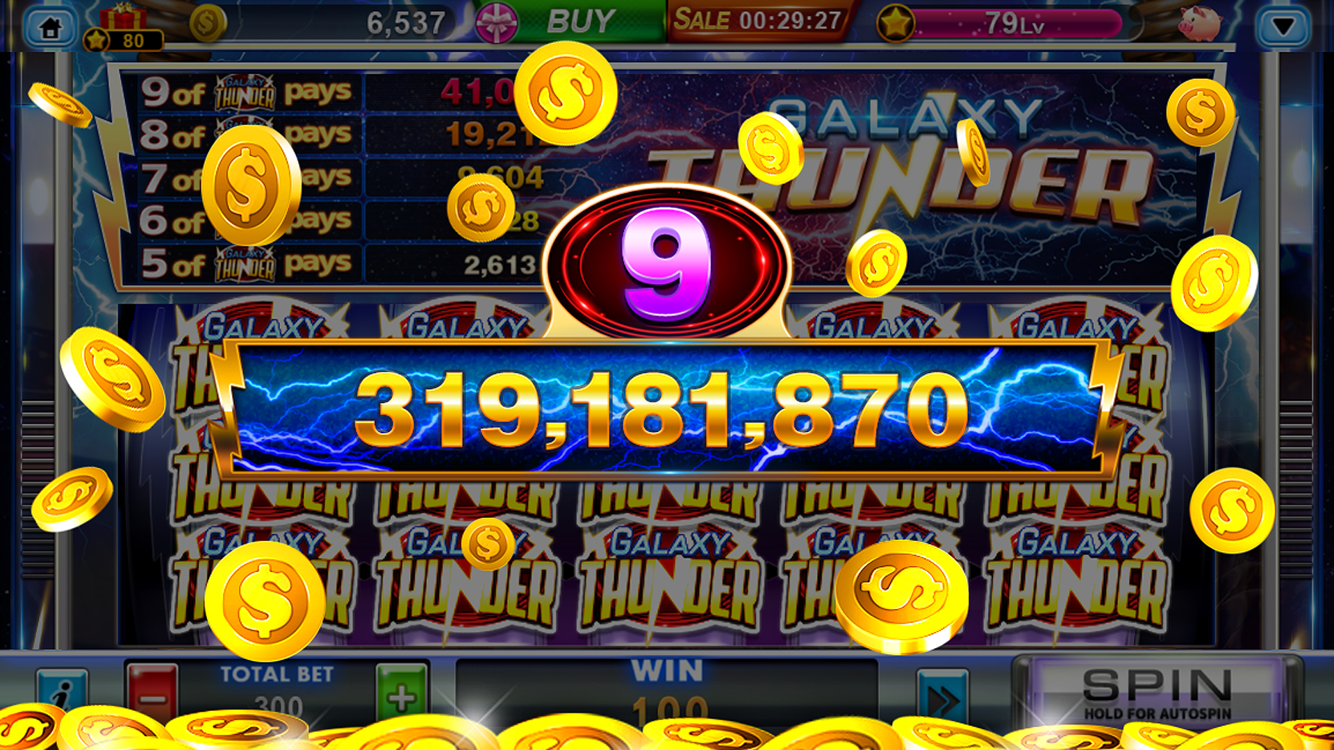 A screenshot of the OKBet app showcasing the diverse selection of slot games.